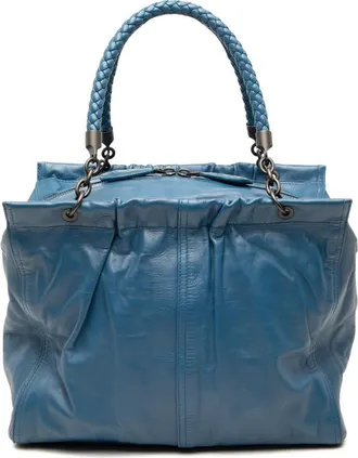Bottega Veneta Pre-owned Bottega Veneta Nappa Intrecciato Trimmed Handbag Ladies CPKZ8AKM13T1CLHY