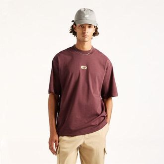 New Balance Uomo Street Classics Multi Blur T-Shirt in Marrone, Jersey di Cotone, Taglia 2XL