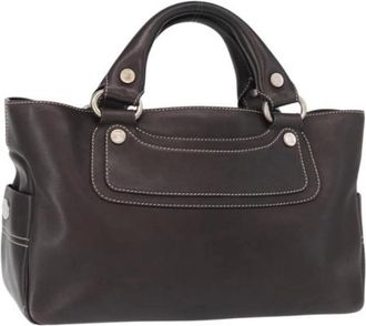 Celine Pre-owned Handbags, female, Brown, Size: ONE SIZE Pre-owned Vintage Handbag