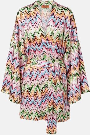 Missoni Cardigan a portafoglio a zig-zag