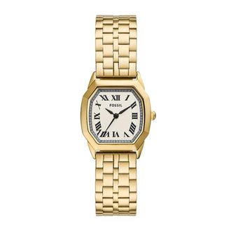 Fossil Elegante Gouden Harlow Dameshorloge - Dames - Horloges - Geel - ONE Size - Accessoires