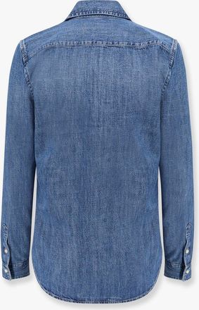 Polo Ralph Lauren Mens Denim Shirt Slim-Fit Blue Cotton