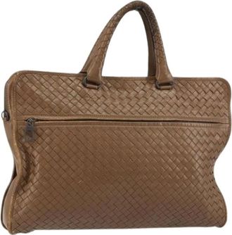 Bottega Veneta Pre-owned Handbags, female, Brown, Size: ONE SIZE Pre-owned Vintage Business Bag