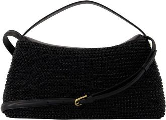 Toteme T-Lock Top Handle Bag Black