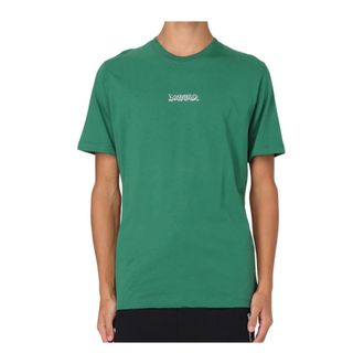 Disclaimer T-Shirts, male, Green, Size: XS Simple Jersey T-Shirt for Men