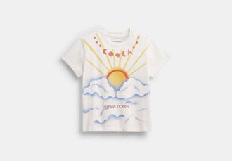 Coach Airbrush 90s Fit T-Shirt In Organic Cotton
