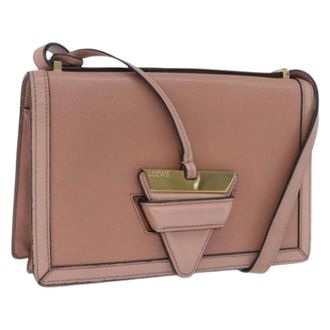 Loewe Pre-owned Shoulder Bag - Dames - Pre-owned - Roze - Maat: ONE Size Leer