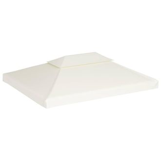 Berkfield Home Gazebo Cover Canopy Replacement 310 g / m &sup2; Cream White 3 x 4 m in Off-White