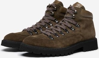 Oliver Sweeney Mens Oliver Sweeney Calf Suede Hiker Boots - Tan - Size: UK-9.5 / us-10.5 / eu-43.5