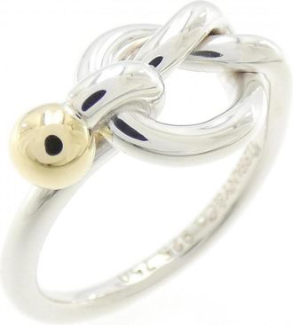 Tiffany & Co. Yellow Gold (18K) Silver 925 Band Ring (Pre-Owned)