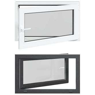 vidaXL Color Interno De Ventana De S&oacute;tano Blanco Risor 100 X 60 Cm Vidaxl