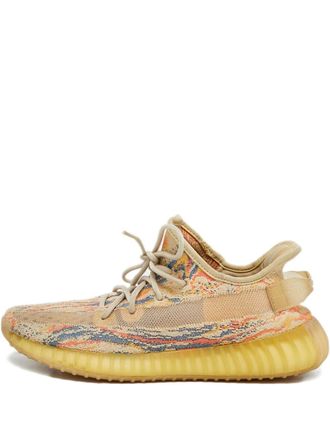 Yeezy by Kanye West Boost 350 V2 knit pattern sneakers - men - Fabric/Fabric/Rubber - 41 - Neutrals