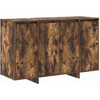 vidaXL Vidaxl - Vitrina Roble Ahumado 120 X 41 X 75 Cm Madera Contrachapada