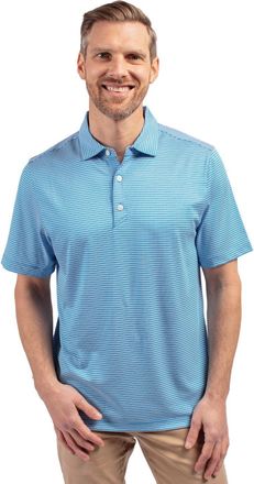 Cutter & Buck Forge Eco Double Stripe Stretch Recycled Mens Polo