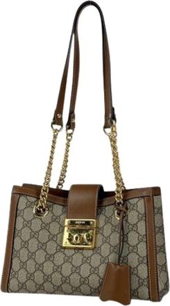 Gucci Pre-owned Shoulder Bags, female, Brown, Size: ONE SIZE Pre-owned Vintage Shoulder Bag