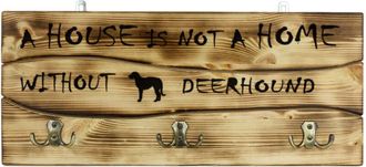 OEM Lebrel Escoc&eacute;s, Lebrel: Percha Con Perro, Expositor De Medallas, Decoraci&oacute;n Del Hogar De Art-dog