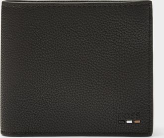 BOSS Mens Brown faux-leather wallet