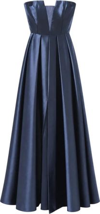 Rinascimento Abito - Dames - Avondkleed - Blauw - S - Kleedjes