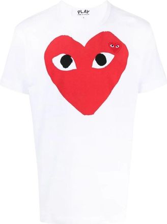 Comme Des Gar&ccedil;ons Witte T-shirts en Polos - Heren - T-shirts - Wit - XL - Tops