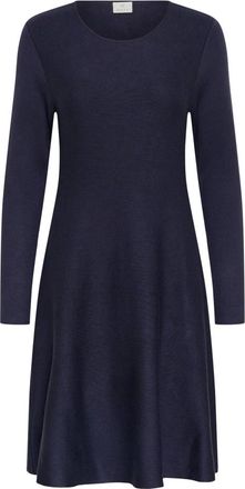 Kaffe Abito in Maglia - - Dresses - Donna - Blu - XL