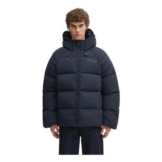 Daily Paper Clothing Winterjassen - Heren - Winterjassen - Blauw - XL - Leer - Jassen