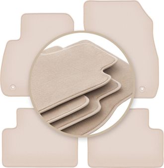 OEM Alfombrillas Beige Premium Para: Opel Zafira C Monovolumen 2012-2018