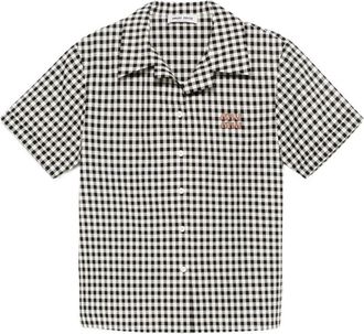 Miu Miu Gingham-Check Shirt - Womens - Cotton