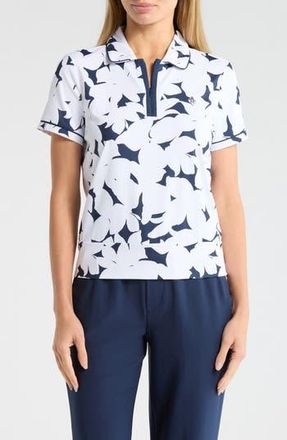 Original Penguin Riviera Floral Polo in Black Iris at Nordstrom Rack, Size X-Small