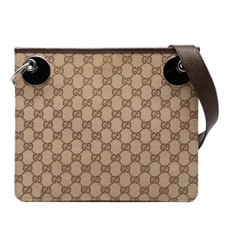 Gucci Tweedehands Gg Canvas Eclipse Schoudertas