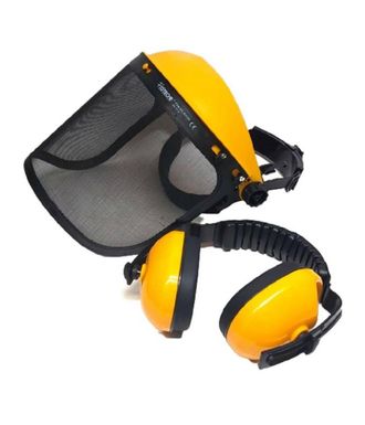 Trade Shop Trade Shop - Visera Desbrozadora M&aacute;scara Protectora De Malla Ajustable 435320