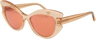 Andy Wolf Orange Acetate Sunglasses