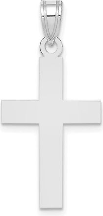 Diamond2Deal 14k Gold Polished Cross Charm