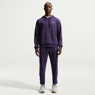 Nike Mens Unlimited Dri-FIT Zippered Cuff Versatile Pants in Purple | FB7548-525