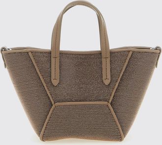 Brunello Cucinelli Borsa a mano BC Duo tote in pelle con borchie Brunello Cucinelli