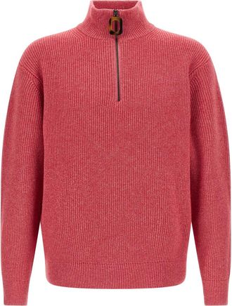 J.W.Anderson Pink Half-zip Sweater