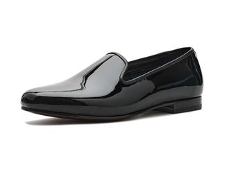 Brooks Brothers Lenox Mens Dress Flat Shoes Other Black Leather Patent : 10.5 M