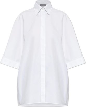 Balenciaga Camisa Oversize sin Mangas - Blouses & Shirts - Mujer - Blanco - XS