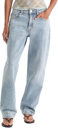 Good American Good 90s Straight Leg Jeans in Indigo1257 at Nordstrom, Size 14