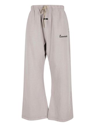 Fear of God Beige Relaxed Wide-Leg Logo Trousers