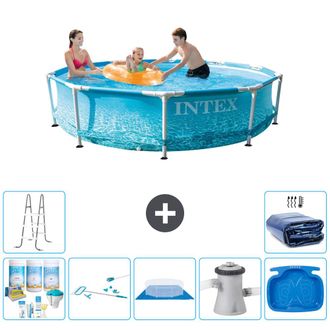 Intex Piscina Con Estructura Redonda - 305x76 Cm - 7-piezas S20366