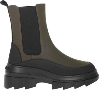 Stuart Weitzman Noho Chelsea Boots - Dames - Chelseaboots - Groen - 36 EU - Schoenen