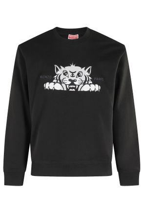 Kenzo Happy Tiger Embroidered Sweatshirt