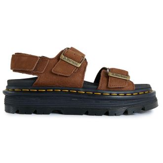 Dr. Martens Womens Dr Zebzag Sandals - Brown Leather - Size UK 8