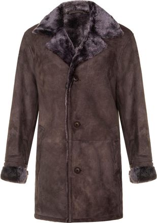 Infinity Leather Mens Sheepskin Classic Car Coat-Avondale