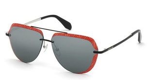 adidas OR0018 68C Mens Sunglasses Black Size 63