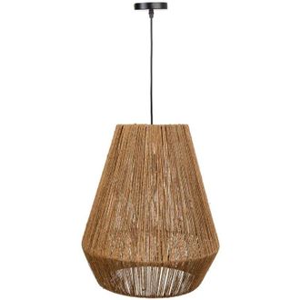 Wanderlust Deco Lampara De Techo De Yute Marron 40x40x45
