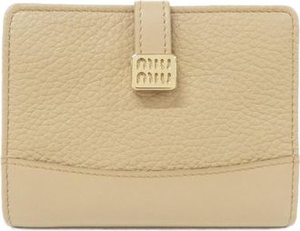 Miu Miu Leather Wallet (Bi-Fold) (Pre-Owned)