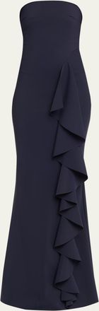 La Petite Robe Di Chiara Boni Risti Strapless Draped Mermaid Gown