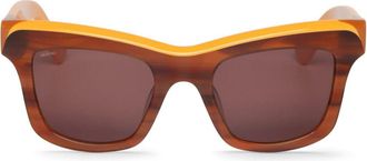 Mr.Boho Montauk BQG27-08 Womens Sunglasses Brown Size 49