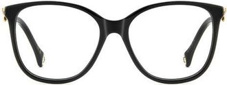 Carolina Herrera 55mm Square Optical Glasses in Black at Nordstrom